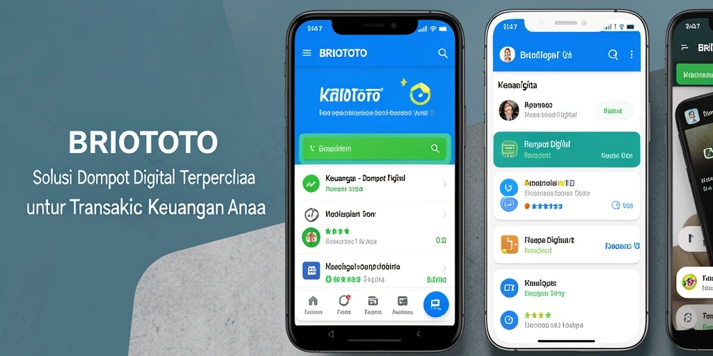 Tampilan antarmuka BRIOTOTO yang intuitif dan mudah dipahami.