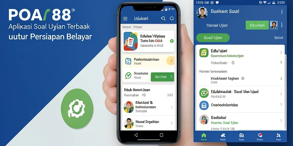 Antarmuka user-friendly POA88 untuk soal ujian.