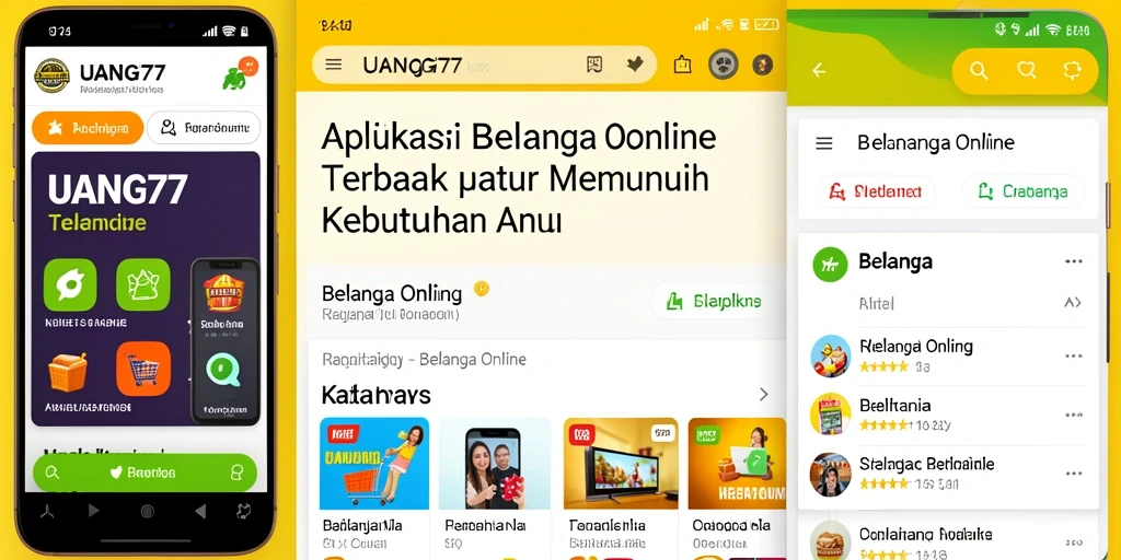 Tampilan antarmuka UANG77 yang sederhana dan fungsional.
