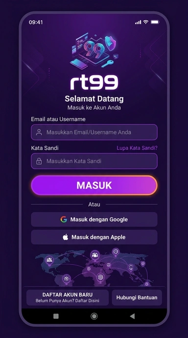 Masuk Akun rt99 untuk Pengguna Android